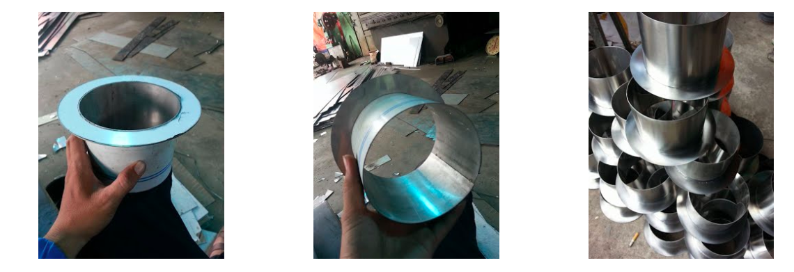 Sản phẩm phễu ống xối inox 304 201